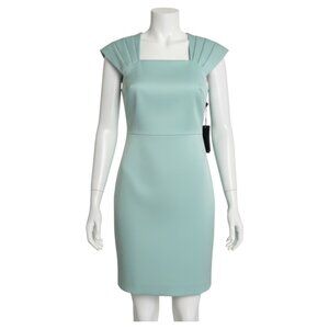 Alice + Olivia Kiro Blue Pleated Mini Dress XS NWT